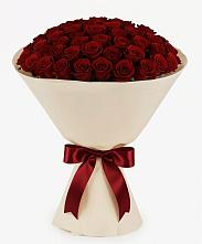 Букет 101 Бордовая роза Блэк Бакарра в Петухово