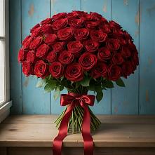 Букет Красные розы Блэк Меджик в Петухово