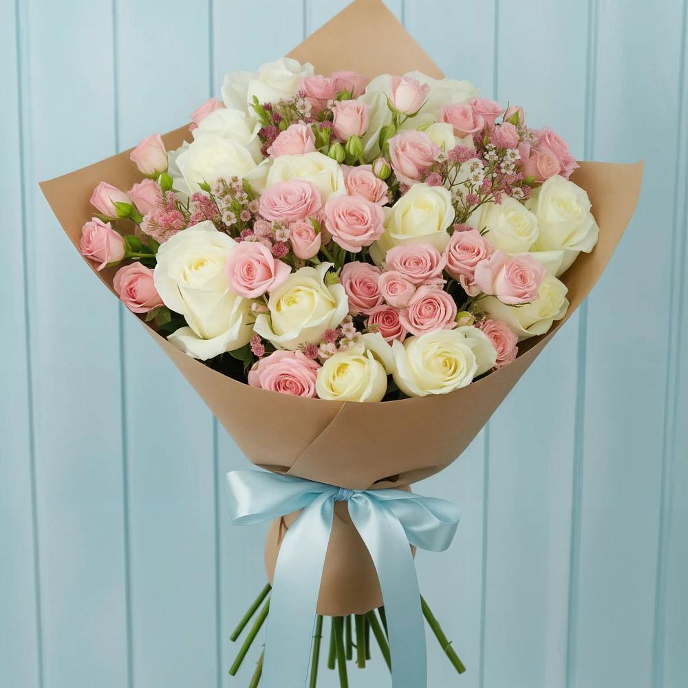 Букет цветов из: Розы в Петухово