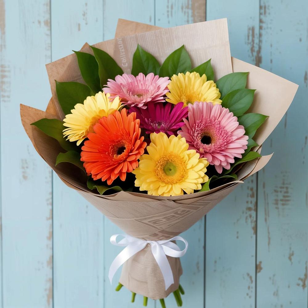 Букет цветов из: Герберы в Петухово