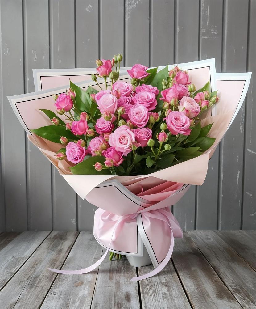 Букет Розовый кустик в Петухово