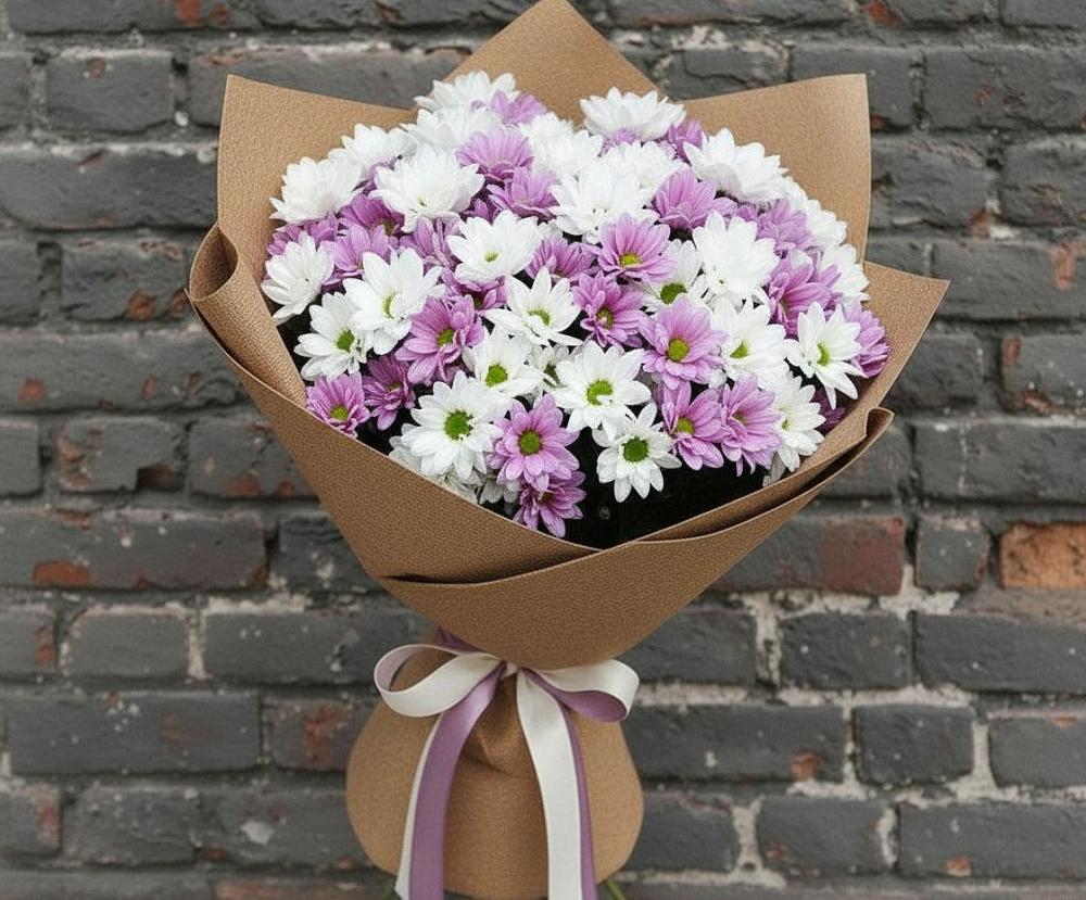 Букет цветов из: Хризантемы в Петухово