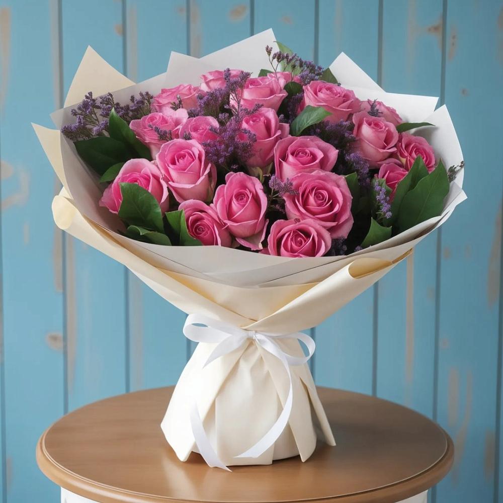 Букет цветов из: Розы в Петухово